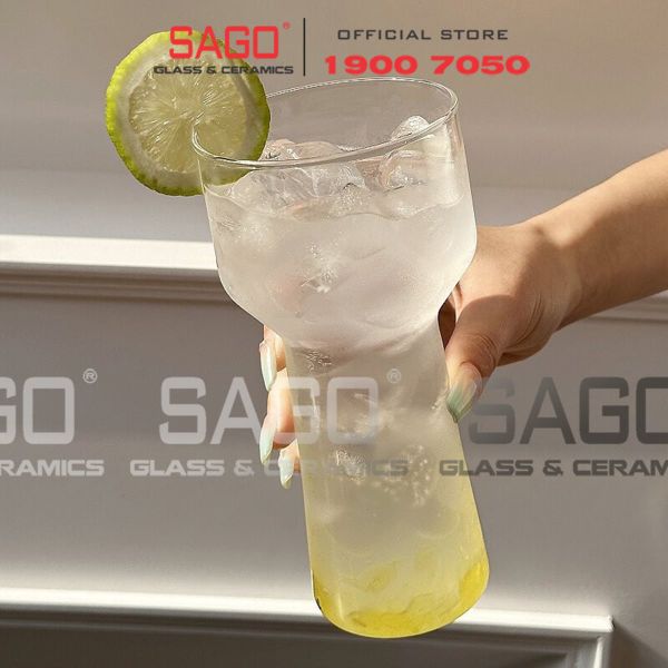  Deli DCS3460-2 - Ly Thủy Tinh Delisoga Symbio Cocktail Gin Glass 440ml | Thủy Tinh Cao Cấp 