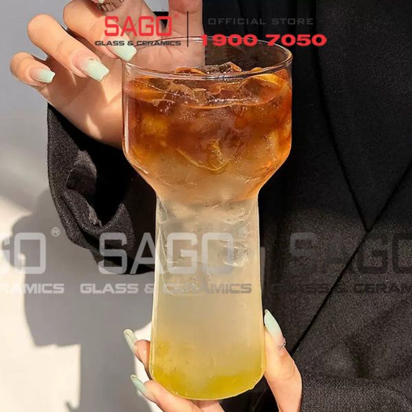  Deli DCS3460-2 - Ly Thủy Tinh Delisoga Symbio Cocktail Gin Glass 440ml | Thủy Tinh Cao Cấp 