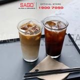  INS 9016 - Ly Thủy Tinh Miệng Loe INS Flared Mouth Highball Glass 420ml | Thủy Tinh Cao Cấp 