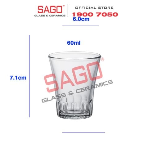  DURALEX D1002A - Ly Thủy Tinh Cường Lực Duralex Amalfi Trong Clear Glass 90ml | Nhập Khẩu Pháp 