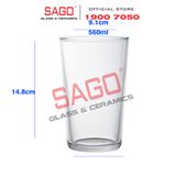  DURALEX D1046A - Ly Thủy Tinh Cường Lực Duralex Unie Clear Glass 560ml | Nhập Khẩu Pháp 