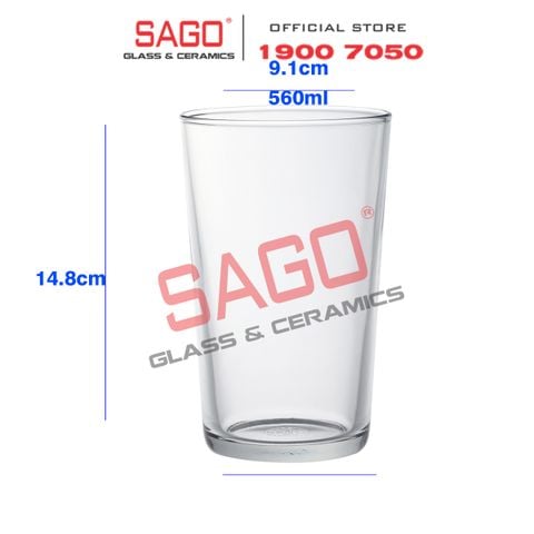  DURALEX D1046A - Ly Thủy Tinh Cường Lực Duralex Unie Clear Glass 560ml | Nhập Khẩu Pháp 
