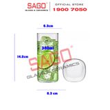 LIBBEY 2614 - Ly thủy tinh Vuông Libbey Venice Beverage Glass 380ml | Thủy Tinh Cao Cấp 