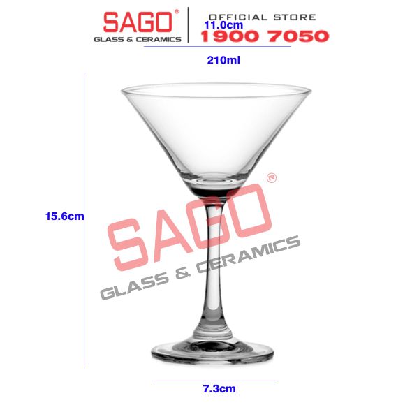  Ocean 1503C07 - Ly Thủy Tinh Ocean Duchess Cocktail 210ml | Nhập Khẩu Thái Lan 