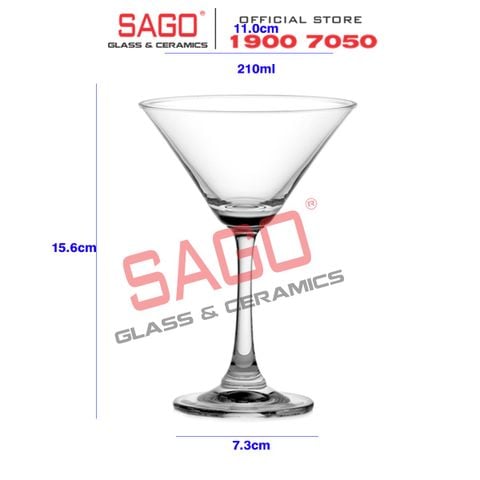  Ocean 1503C07 - Ly Thủy Tinh Ocean Duchess Cocktail 210ml | Nhập Khẩu Thái Lan 