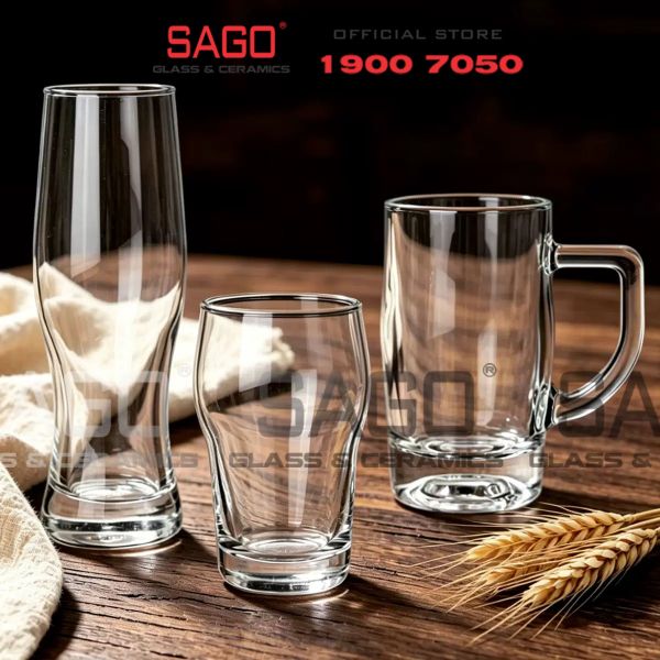  Ocean B25414 - Ly Thủy Tinh Ocean Belly Pilsner Glass 410ml | Nhập Khẩu Thái Lan 
