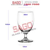  Ocean 1501G12 - Ly Thủy Tinh Ocean Classic Goblet 350ml | Nhập Khẩu Thái Lan 