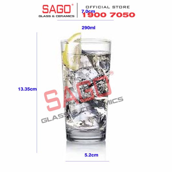  Ocean B06510 - Ly Thủy Tinh Ocean Nova Hi Ball 290ml | Nhập Khẩu Thái Lan 