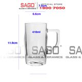  Ocean P04340 - Ly Thủy Tinh Ocean Belly Mug Glass 365ml | Nhập Khẩu Thái Lan 