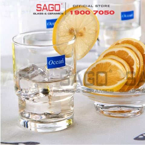  Ocean B00109 - Ly Thủy Tinh Ocean Stack 245ml | Nhập Khẩu Thái Lan 