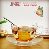  PG310 - Tách Thủy Tinh Prim Earl's Cup 220ml | Nhập Khẩu Thái Lan 