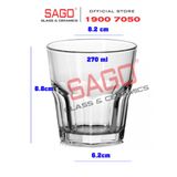  IMG M257 - Ly Thủy Tinh IMG Central Rock 270ml | Thủy tinh nhập khẩu Indonesia 