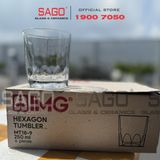  IMG MT18-9 - Ly Thủy Tinh IMG Hexagon Tumbler 260ml | Thủy tinh nhập khẩu Indonesia 