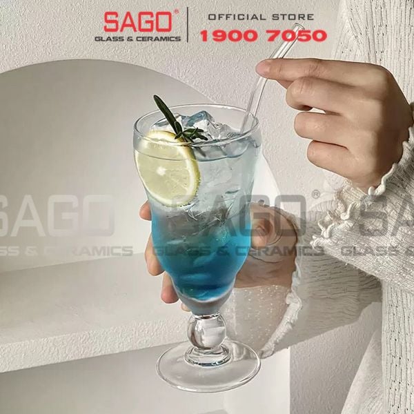  Deli EJ7645 - Ly thủy tinh Deli Poco Soda Glass 450ml | Thủy Tinh Cao Cấp 