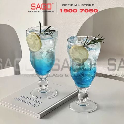  Deli EJ7645 - Ly thủy tinh Deli Poco Soda Glass 450ml | Thủy Tinh Cao Cấp 