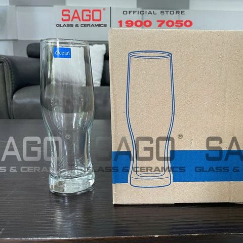  Ocean B25414 - Ly Thủy Tinh Ocean Belly Pilsner Glass 410ml | Nhập Khẩu Thái Lan 