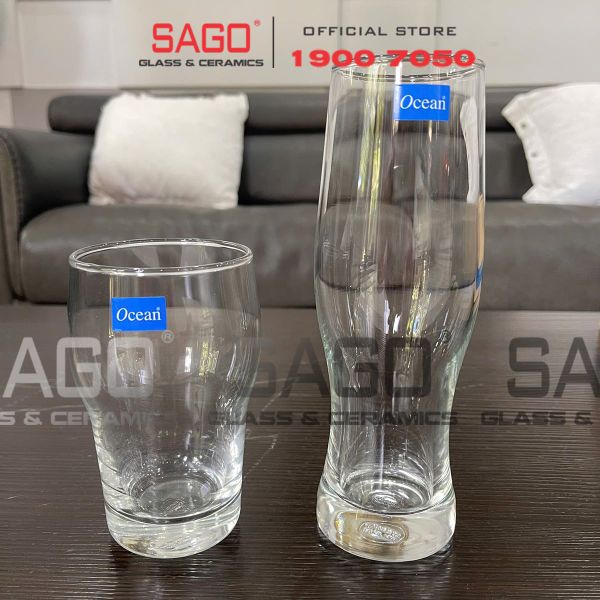  Ocean B25414 - Ly Thủy Tinh Ocean Belly Pilsner Glass 410ml | Nhập Khẩu Thái Lan 