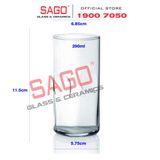  Ocean B02110 - Ly Thủy Tinh Bấm Ocean Unity Hi Ball 290ml | Nhập Khẩu Thái Lan 