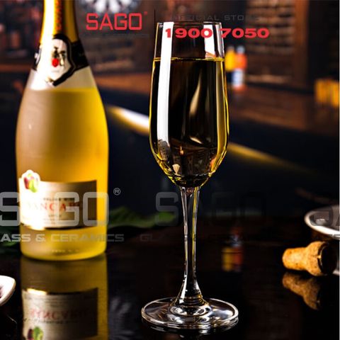  Ocean 1501F07 - Ly Thủy Tinh Ocean Classic Flute Champagne 185ml | Nhập Khẩu Thái Lan 