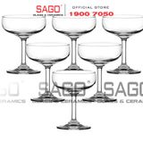  Ocean 1501S05 - Ly Thủy Tinh Ocean Classic Saucer Champagne 135ml | Nhập Khẩu Thái Lan 
