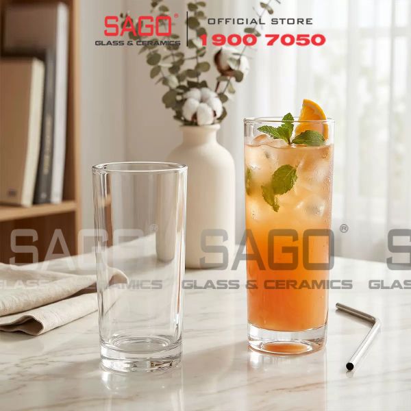  Ocean C24016 - Ly Thủy Tinh Ocean FYN Long Drink 460ml | Nhập Khẩu Thái Lan 