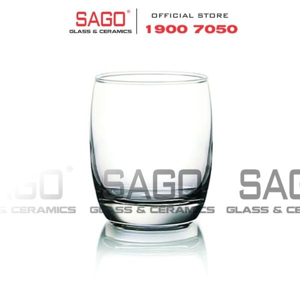  Ocean C13011 - Ly Thủy Tinh Ocean Iris Rock Glass 320ml | Nhập Khẩu Thái Lan 