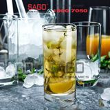  Ocean B00412 - Ly Thủy Tinh Ocean Sanmarino Hi Ball Glass 350ml | Nhập Khẩu Thái Lan 