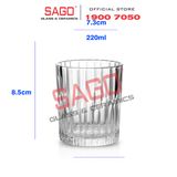  DURALEX D1056A - Ly Thủy Tinh Cường Lực Duralex Manhattan Clear Glass 220ml | Nhập Khẩu Pháp 
