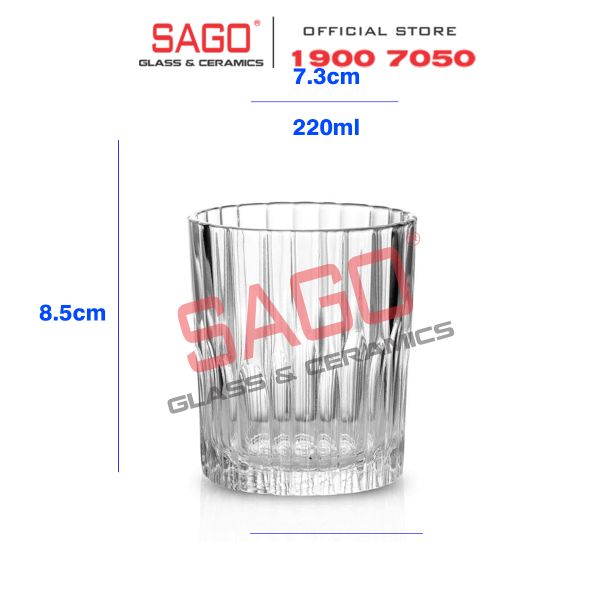  DURALEX D1056A - Ly Thủy Tinh Cường Lực Duralex Manhattan Clear Glass 220ml | Nhập Khẩu Pháp 