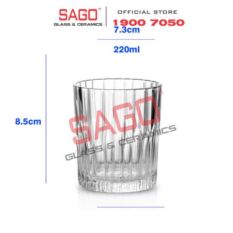  DURALEX D1056A - Ly Thủy Tinh Cường Lực Duralex Manhattan Clear Glass 220ml | Nhập Khẩu Pháp 