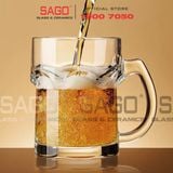  PG332 - Ly Thủy Tinh Prim Titan Beer Mug 355ml | Nhập Khẩu Thái Lan 