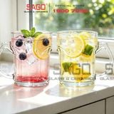  PG332 - Ly Thủy Tinh Prim Titan Beer Mug 355ml | Nhập Khẩu Thái Lan 