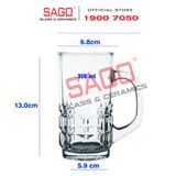  PG131 - Ly Thủy Tinh Prim Plaza Beer Mug 315ml | Nhập Khẩu Thái Lan 