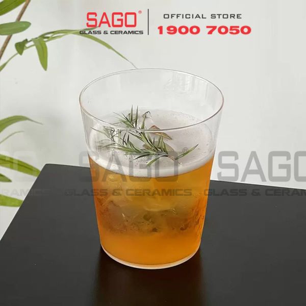  VIR H98 -  Ly Thủy Tinh Virote Borosilicate Cira Water 380ml | Thủy Tinh Cao Cấp 