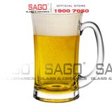  Ocean P00740- Ly Thủy Tinh Ocean Lugano Beer Mug 330ml | Nhập Khẩu Thái Lan 