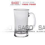  Ocean P00740- Ly Thủy Tinh Ocean Lugano Beer Mug 330ml | Nhập Khẩu Thái Lan 