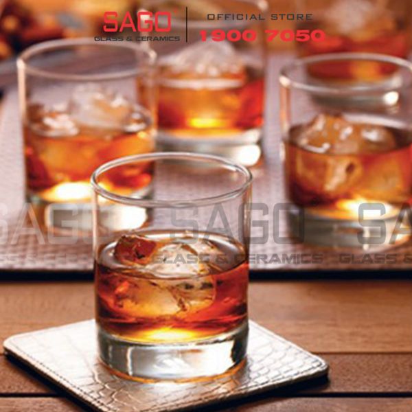  Ocean B00409 - Ly Thủy Tinh Ocean Sanmarino Rock 245ml | Nhập Khẩu Thái Lan 