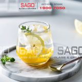  Deli DCS3003-2 - Ly Thủy Tinh Deli Lexinton Rock 370ml | Thủy Tinh Cao Cấp 