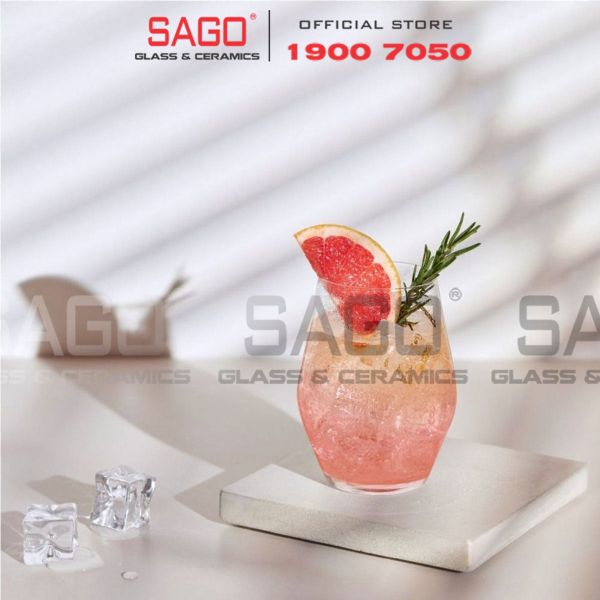 Ocean C24216 - Ly Thủy Tinh Ocean Santé Stemless 455ml | Nhập Khẩu Thái Lan 