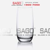  Ocean C13013 - Ly Thủy Tinh Ocean Iris Long Drink Glass 370ml | Nhập Khẩu Thái Lan 