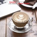  Ocean P02443 - Ly Thủy Tinh Ocean Caffe Latte 260ml | Nhập Khẩu Thái Lan 