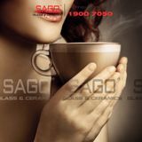  Ocean P02443 - Ly Thủy Tinh Ocean Caffe Latte 260ml | Nhập Khẩu Thái Lan 