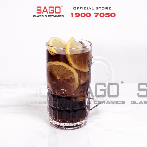  PG131 - Ly Thủy Tinh Prim Plaza Beer Mug 315ml | Nhập Khẩu Thái Lan 