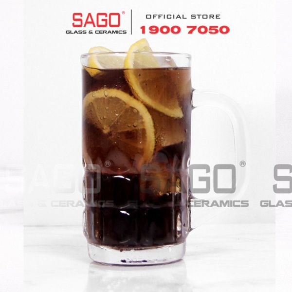  PG131 - Ly Thủy Tinh Prim Plaza Beer Mug 315ml | Nhập Khẩu Thái Lan 