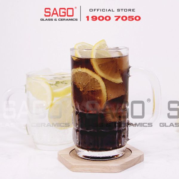  PG131 - Ly Thủy Tinh Prim Plaza Beer Mug 315ml | Nhập Khẩu Thái Lan 