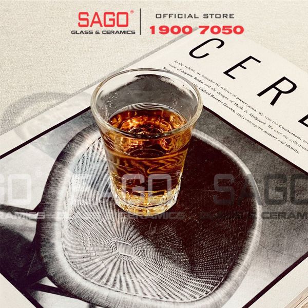  DURALEX D1002A - Ly Thủy Tinh Cường Lực Duralex Amalfi Trong Clear Glass 90ml | Nhập Khẩu Pháp 