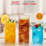  LIBBEY 2614 - Ly thủy tinh Vuông Libbey Venice Beverage Glass 380ml | Thủy Tinh Cao Cấp 