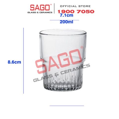  DURALEX D1014A - Ly Thủy Tinh Cường Lực Duralex Empilable Clear Glass 200ml | Nhập Khẩu Pháp 
