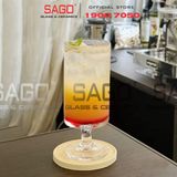  INS JX-3092PG - Ly Thủy Tinh INS có Chân Cooktail Tumber Glass 330ml | Thủy Tinh Cao Cấp 