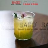  INS LHB9018PG - Ly Thủy Tinh INS Flared Tube Rock Glass 340ml | Thủy Tinh Cao Cấp 